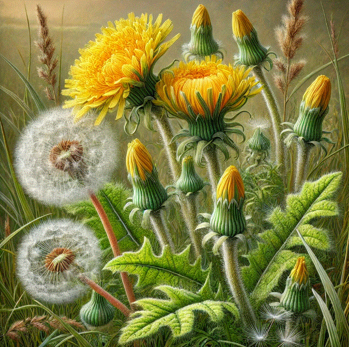 The Benefits and Uses 
of Dandelion Buds