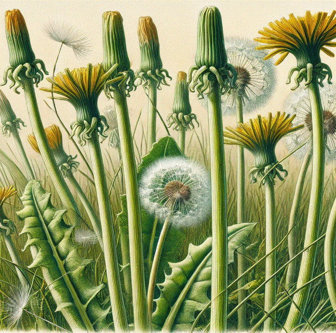 Dandelion Stems